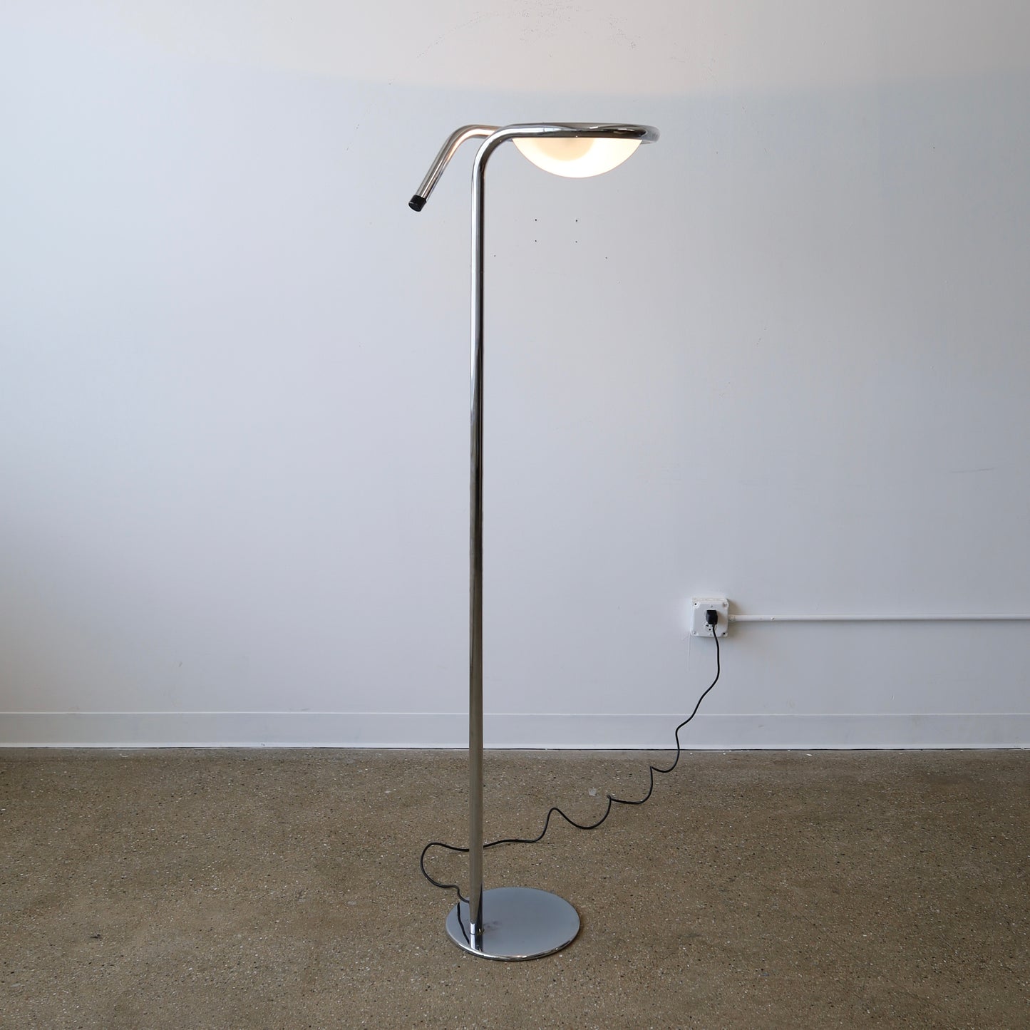 Tubular Chrome Torchiere