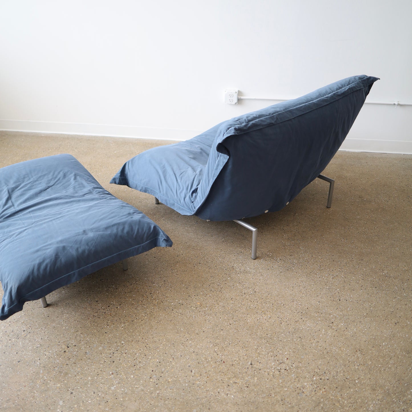 Pascal Mourgue “Calin” Chair + Ottoman