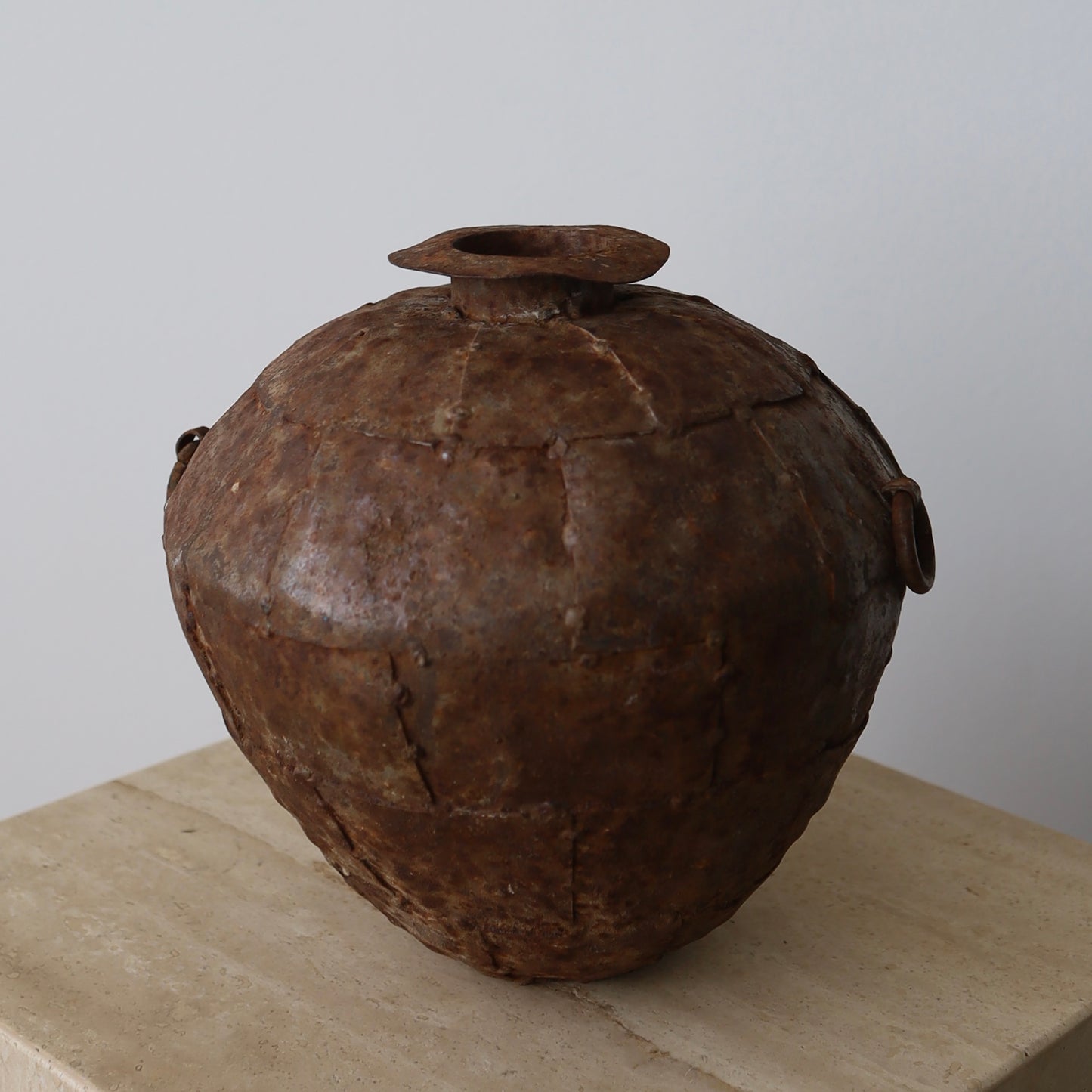 Patinated Aluminum Vessel