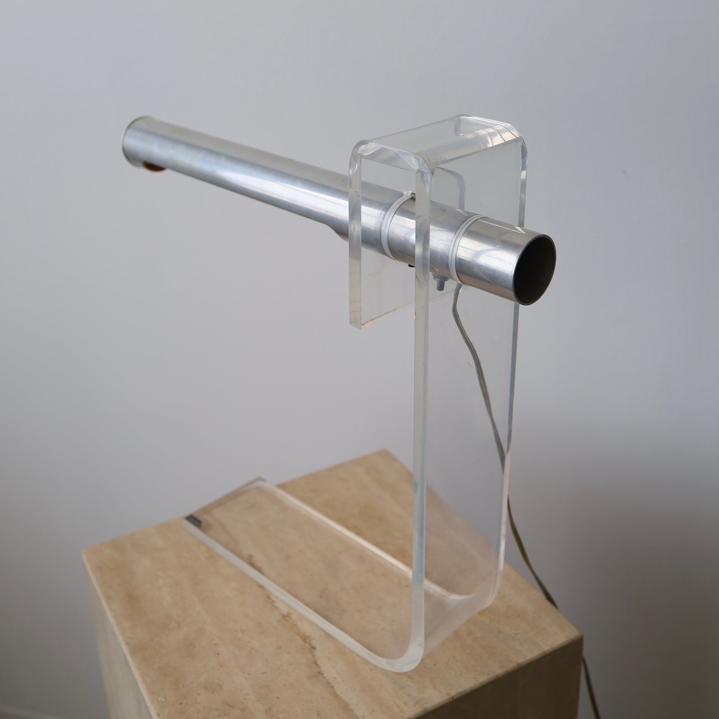 Robert Sonneman Lucite Lamp