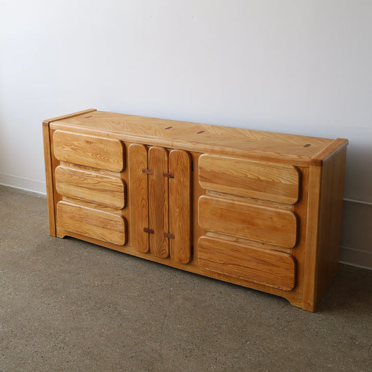 1970s Oak Cabinet