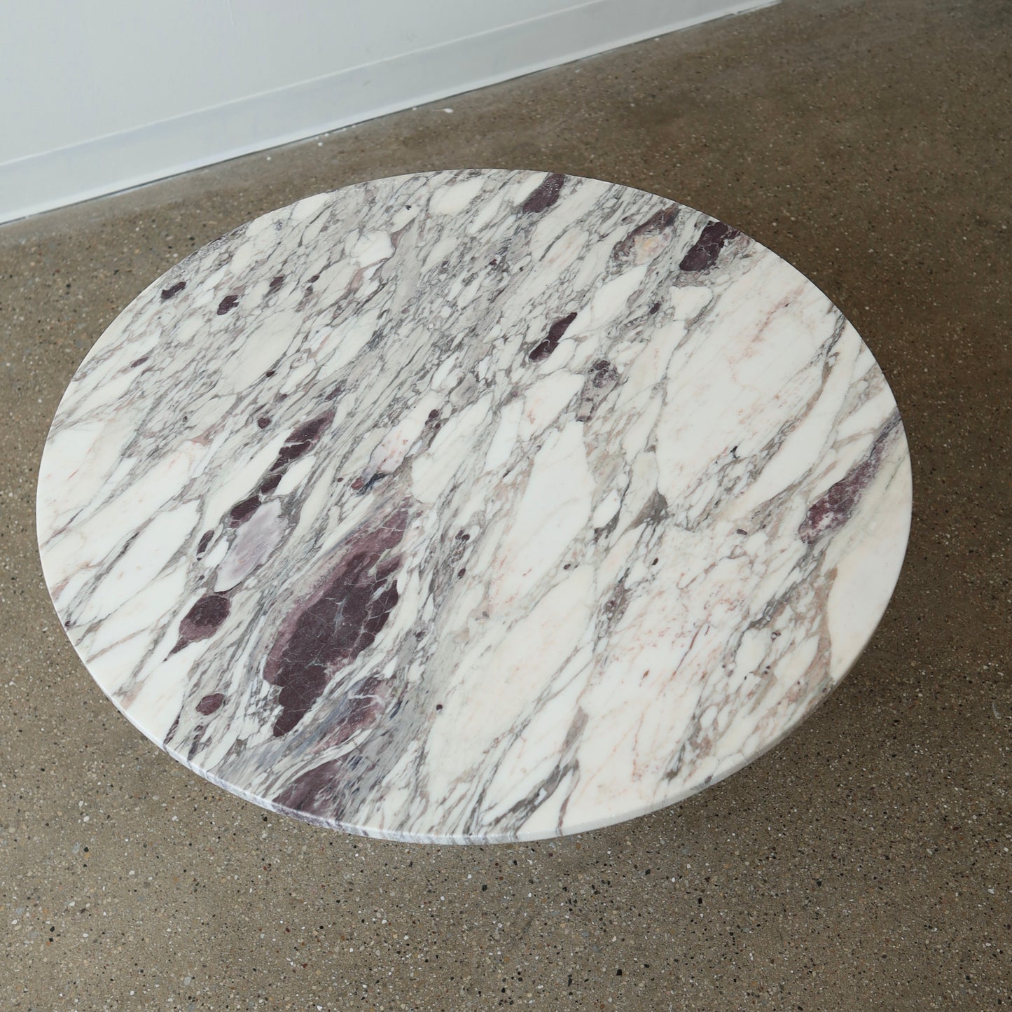 1970s Chrome & Marble Coffee Table