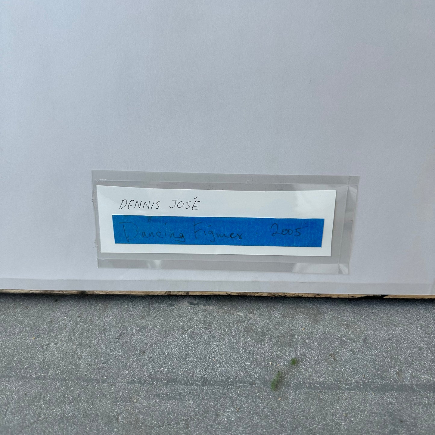 Dennis Jose Art in Oak Frame c. 2005