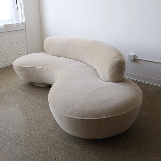 Vladimir Kagan Cloud Sofa for Directional in Mohair
