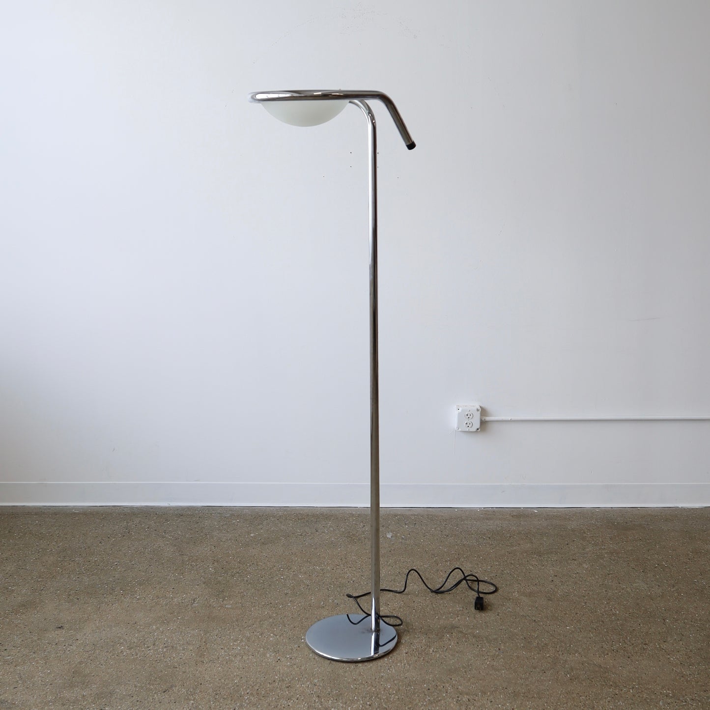 Tubular Chrome Torchiere