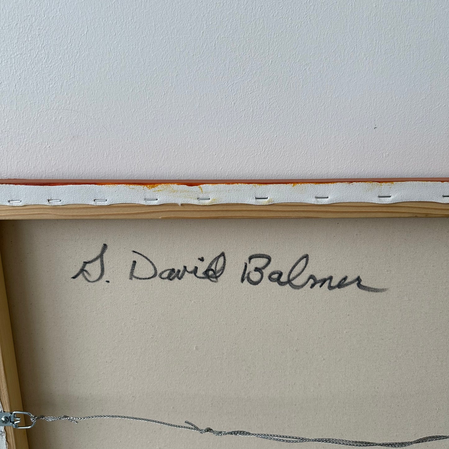 G. David Balmer Vintage Painting