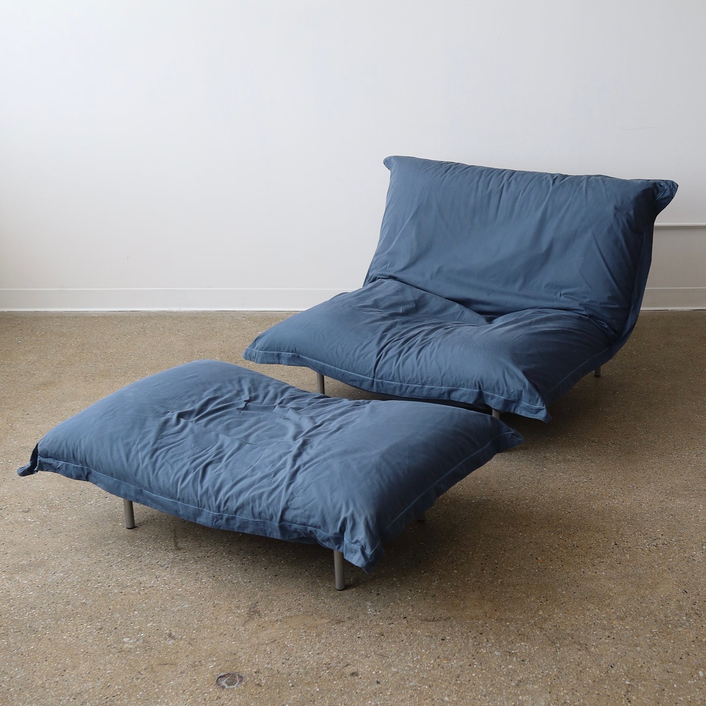 Pascal Mourgue “Calin” Chair + Ottoman