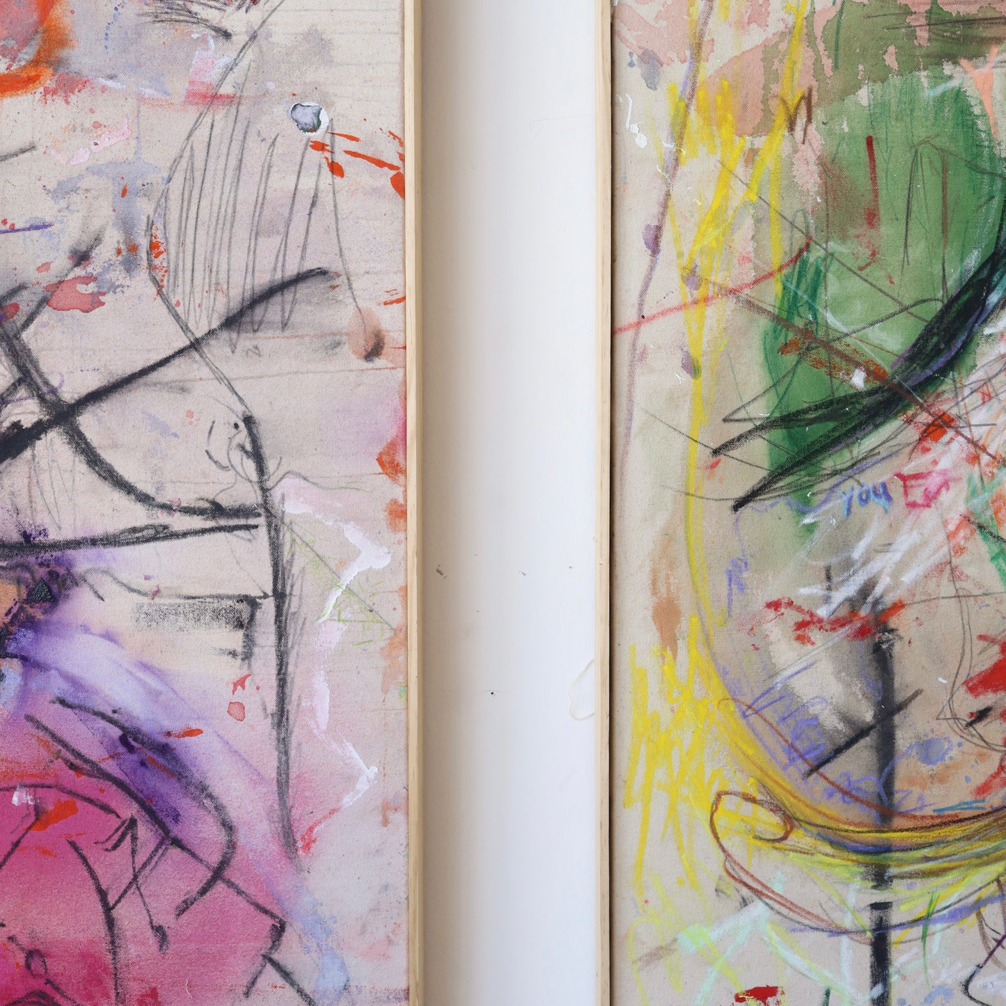 Tony Duvall “Chrome Cemetery / Swamp Gas" (diptych)