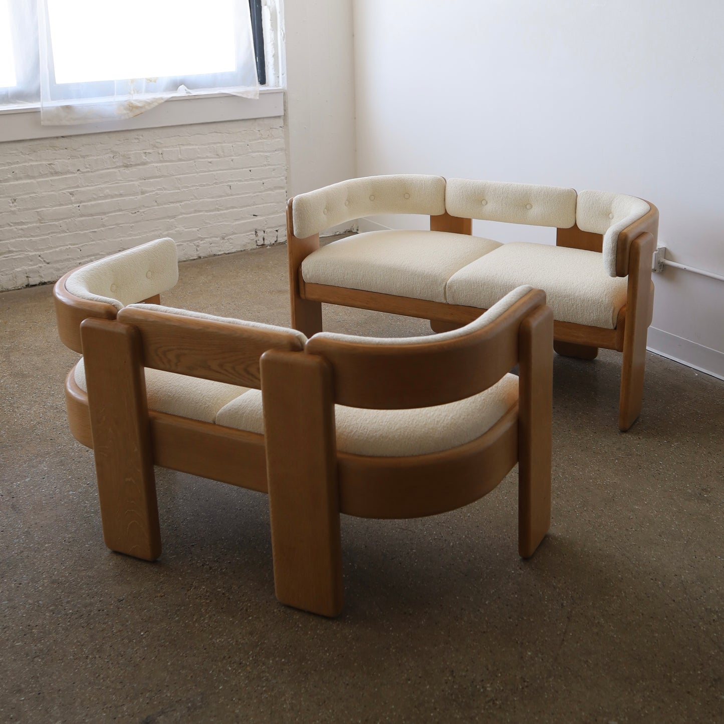 Jens Risom Loveseats, a pair