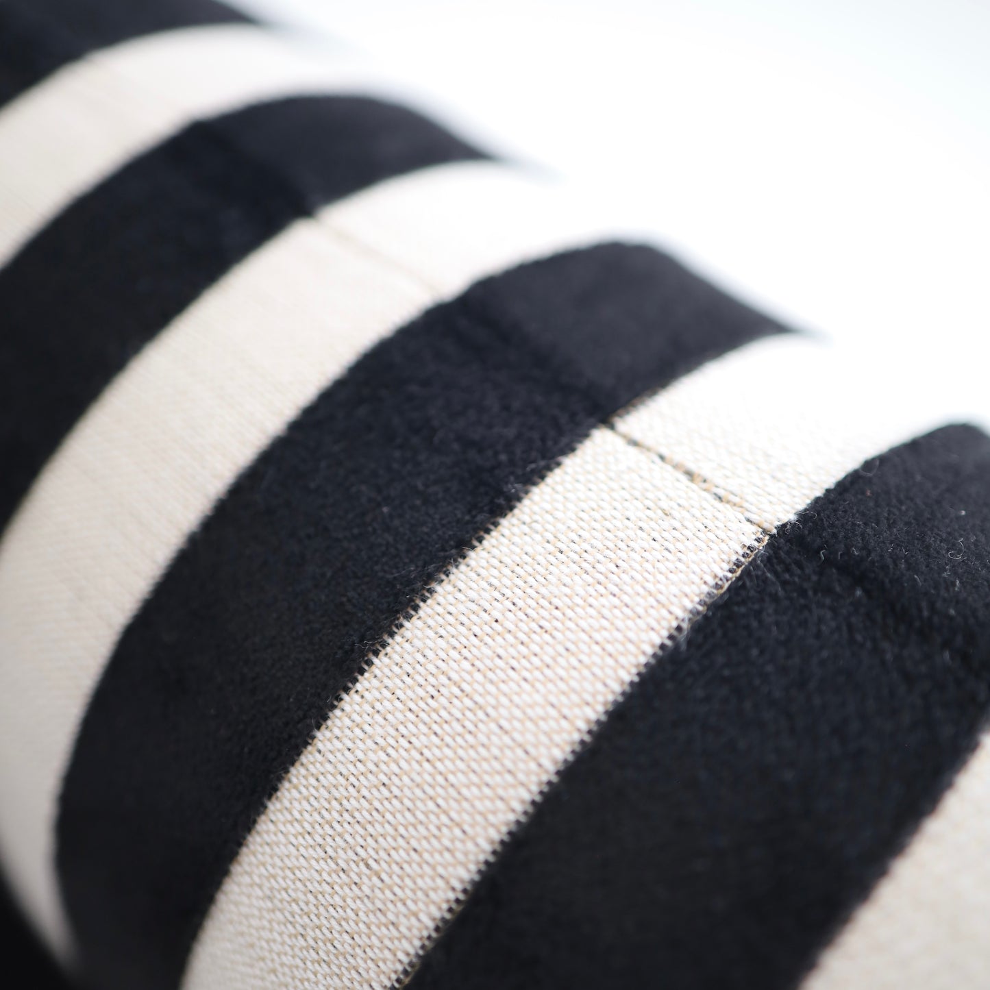 Herman Miller Chiclet Chairs in Velvet Stripes, a pair