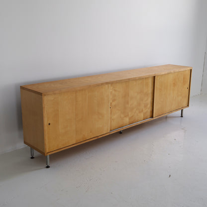 Monumental 1960s Maple Credenza