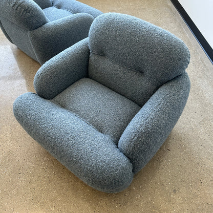 Italian Lounge Chairs, 1970s