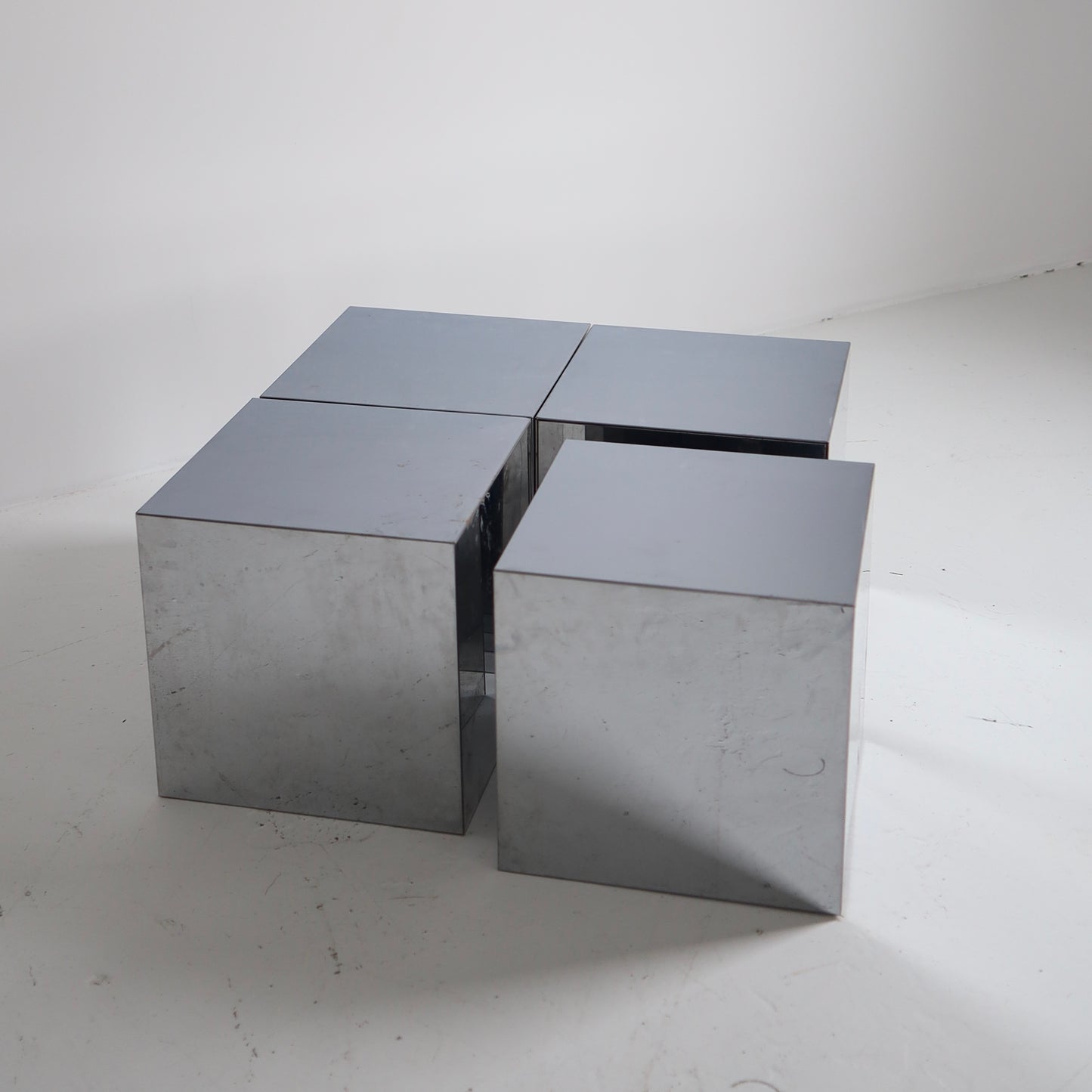 Modular Chrome Coffee Table