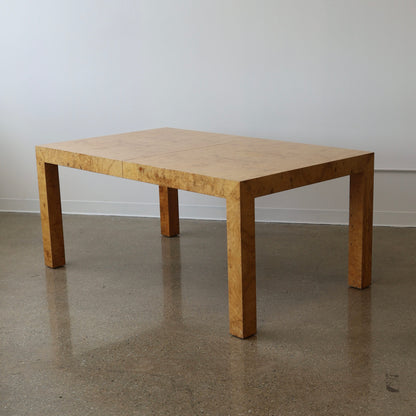 Extendable Burlwood Dining Table