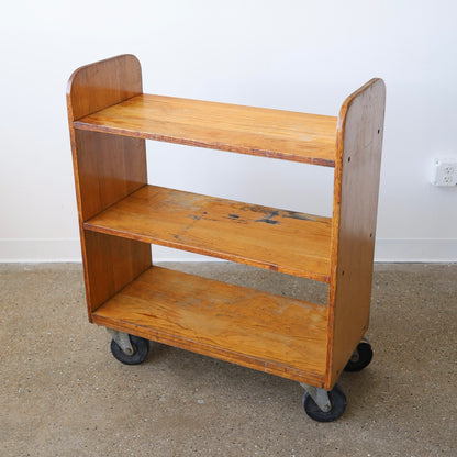 Antique Library Cart