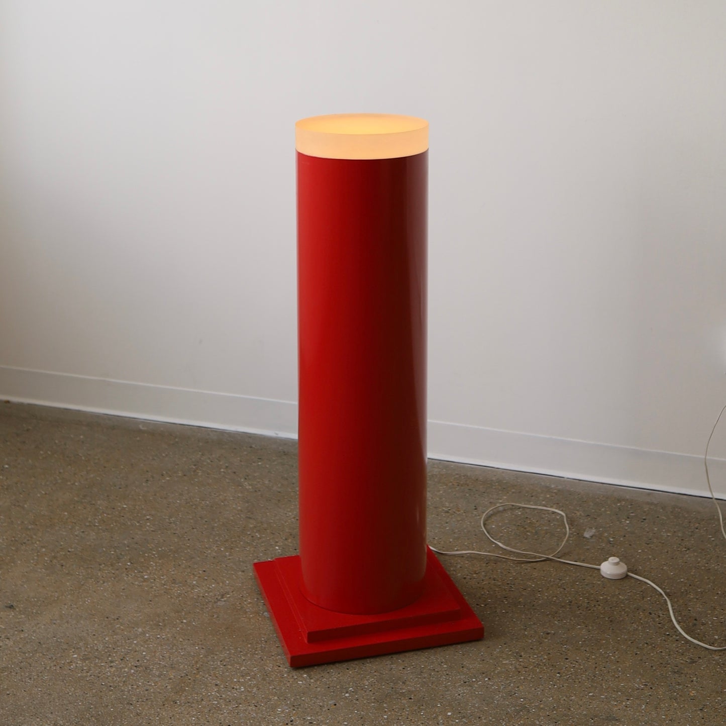 Red Postmodern Floor Lamp