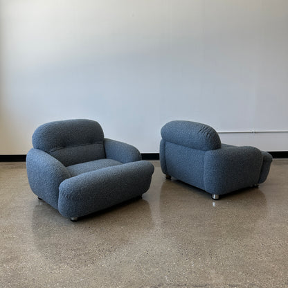 Italian Lounge Chairs, 1970s