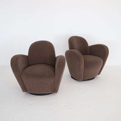 Michael Wolk “Miami” Chairs in 100% Alpaca, a pair