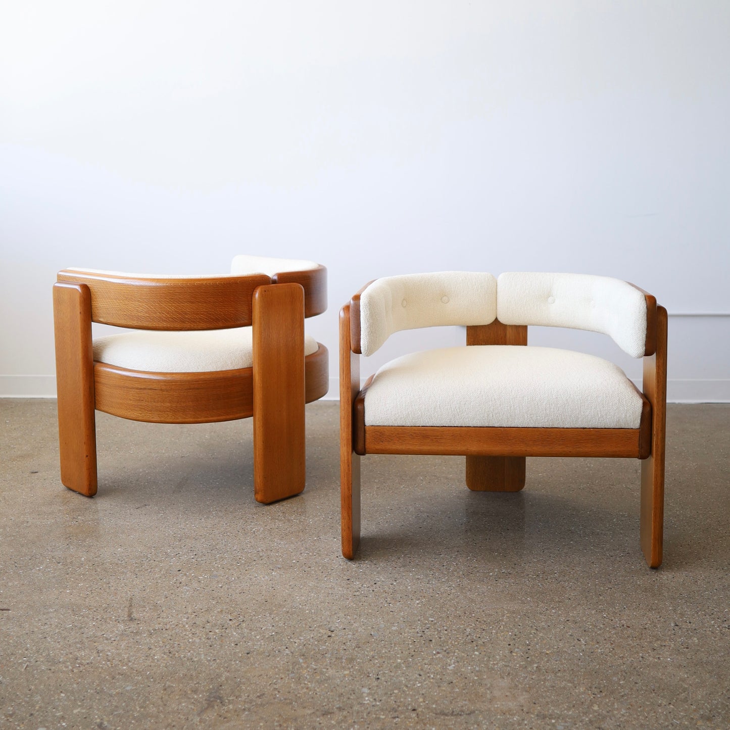 Jens Risom Chairs for Marble c. 1960s, a pair