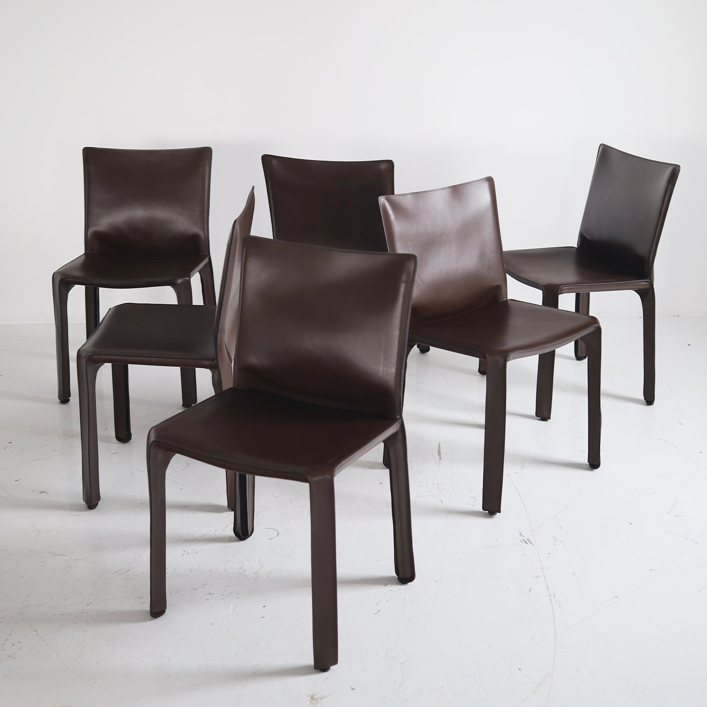 Mario Bellini “Cab” Dining Chairs, set of 6
