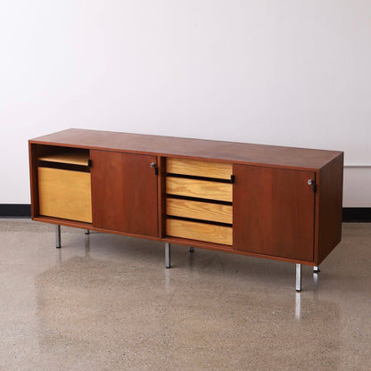 Florence Knoll Walnut Credenza