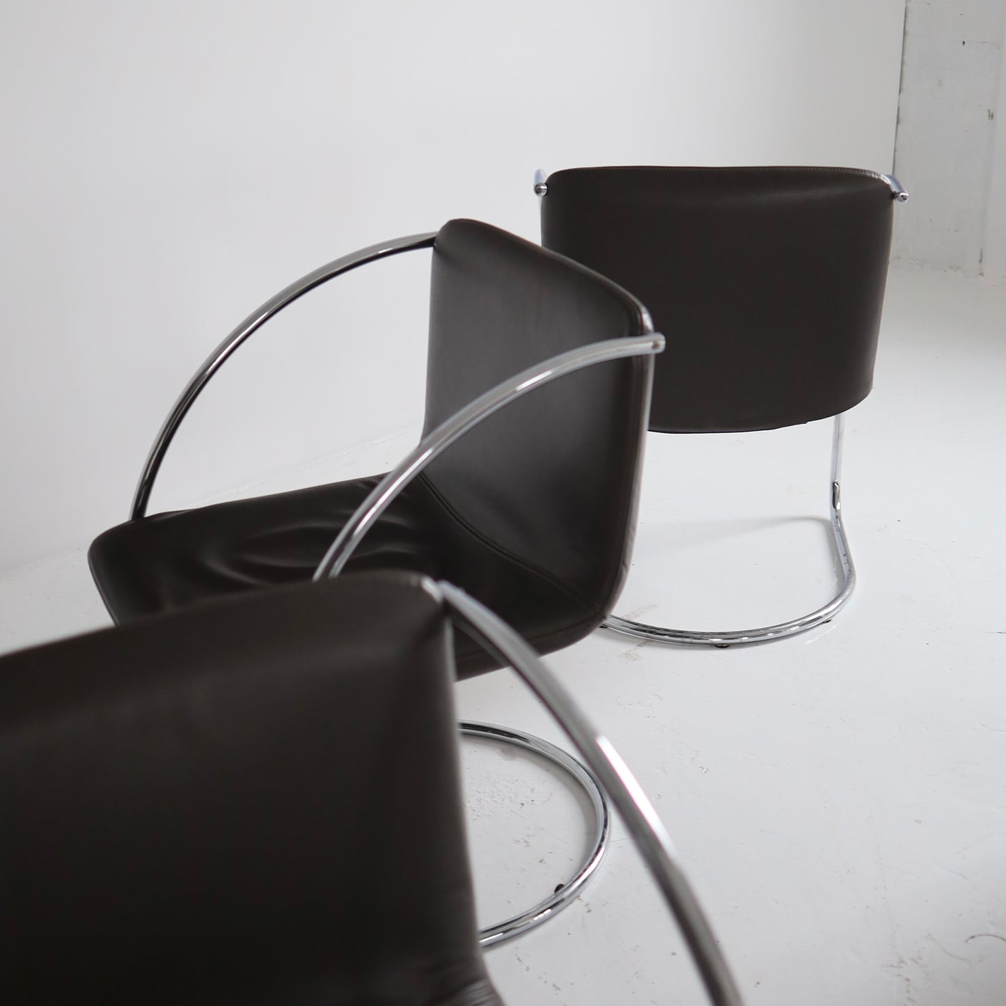 Giovanni Offredi “Lens” Chairs, set of 6