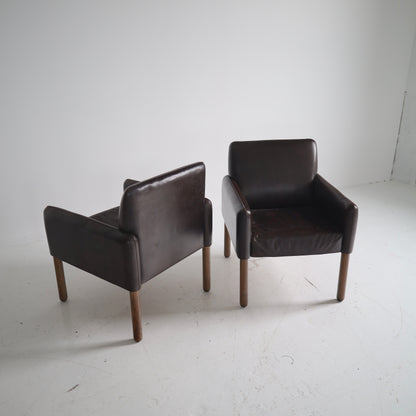 Rare Vico Magistretti “Model 896” Chairs, a pair