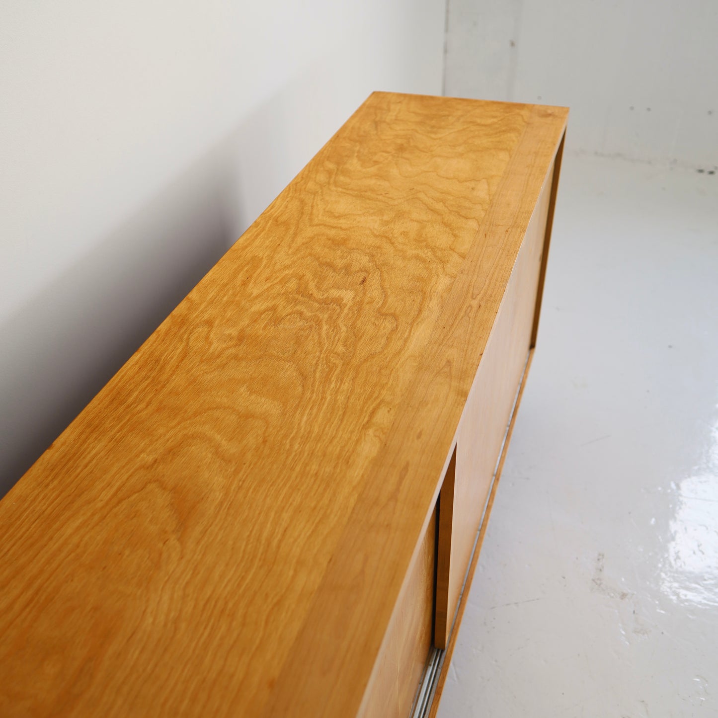 Monumental 1960s Maple Credenza