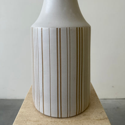 Jane & Gordon Martz Large Pinstripe Ceramic Lamp