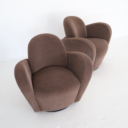 Michael Wolk “Miami” Chairs in 100% Alpaca, a pair