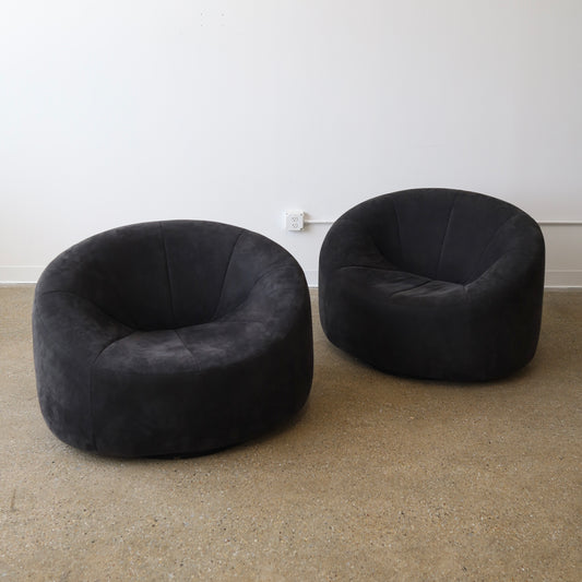 Pierre Paulin “Pumpkin” Chairs, a pair