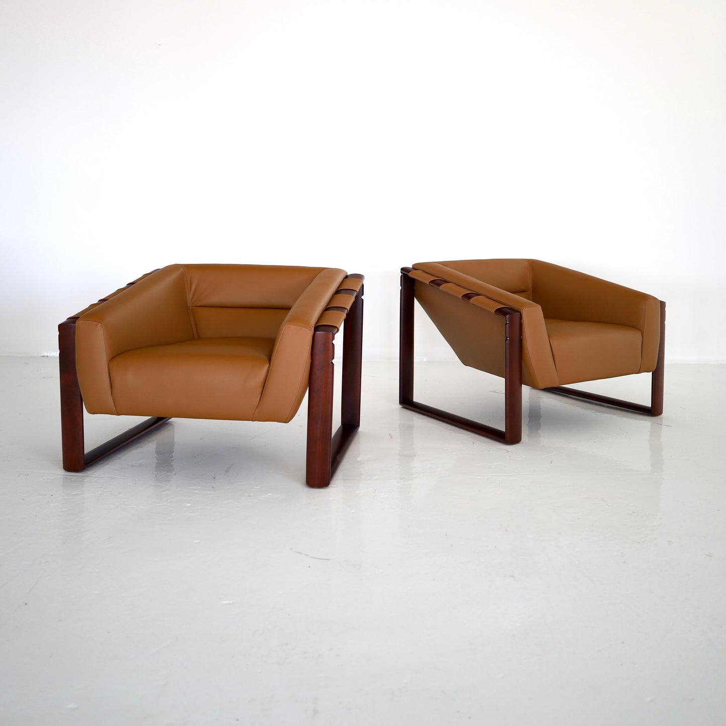 Percival Lafer “MP-117” Chairs, a pair