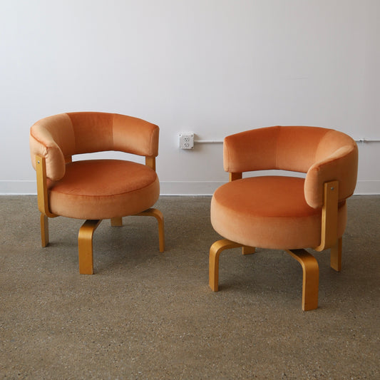 Vintage Ikea “Fridene” Lounge Chairs, a pair