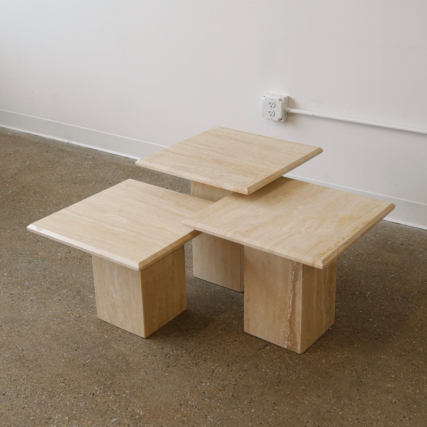 Travertine Nesting Tables