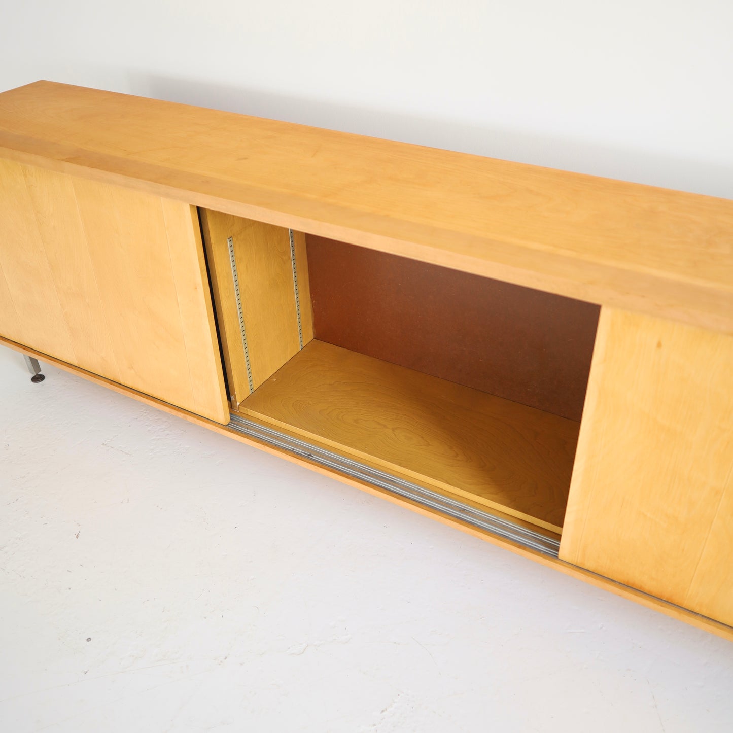 Monumental 1960s Maple Credenza