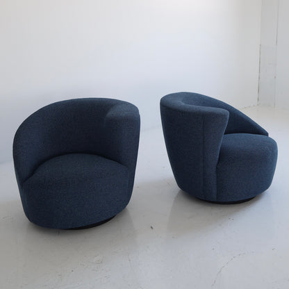 Vladimir Kagan “Nautilus” Chairs, a pair