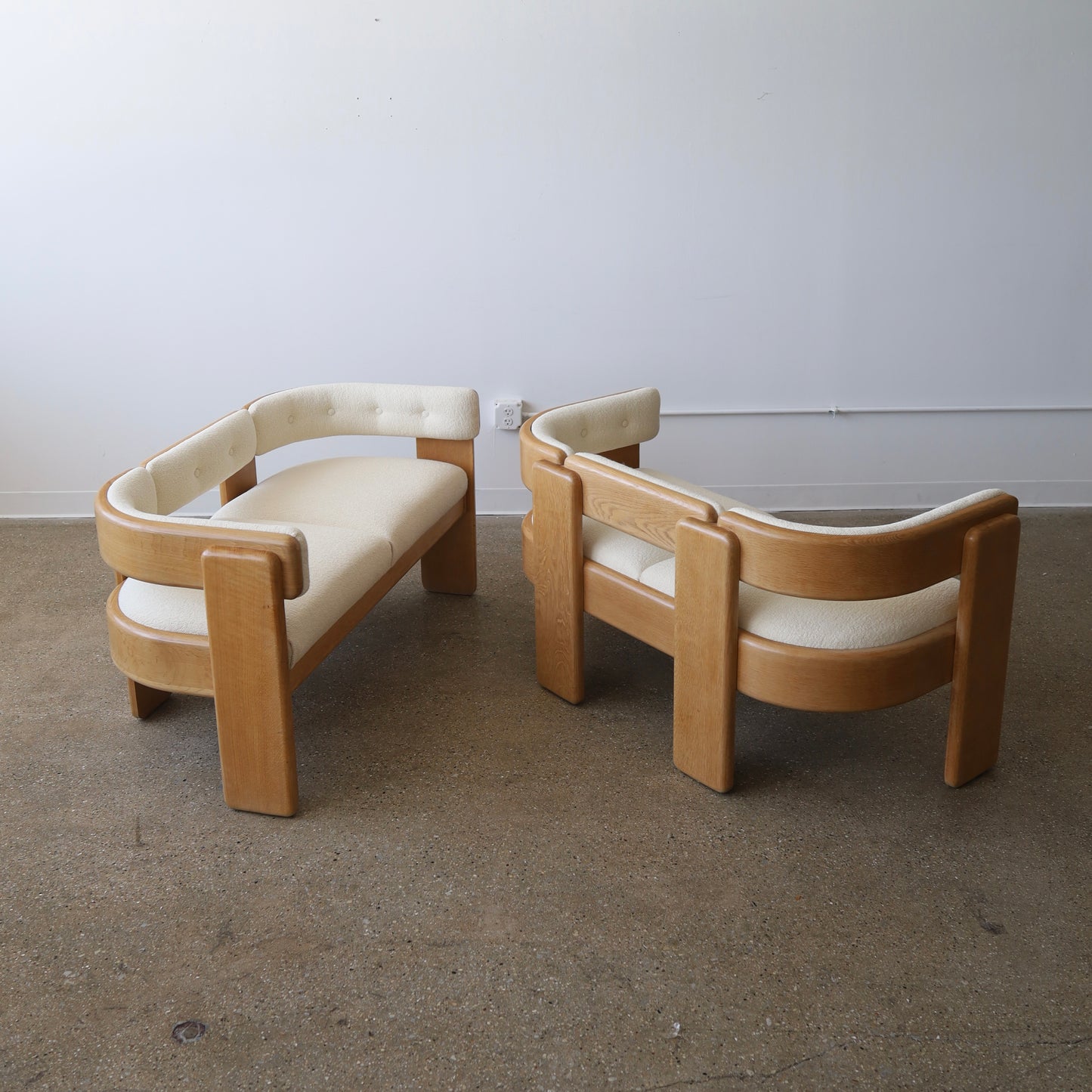 Jens Risom Loveseats, a pair