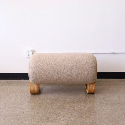 Marshmallow Ottoman, made to order