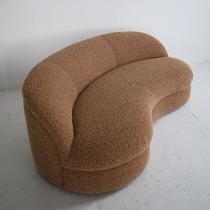 1970s Curved Sofa