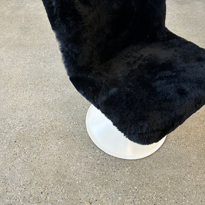 Yrjö Kukkapuro Chairs in Shearling