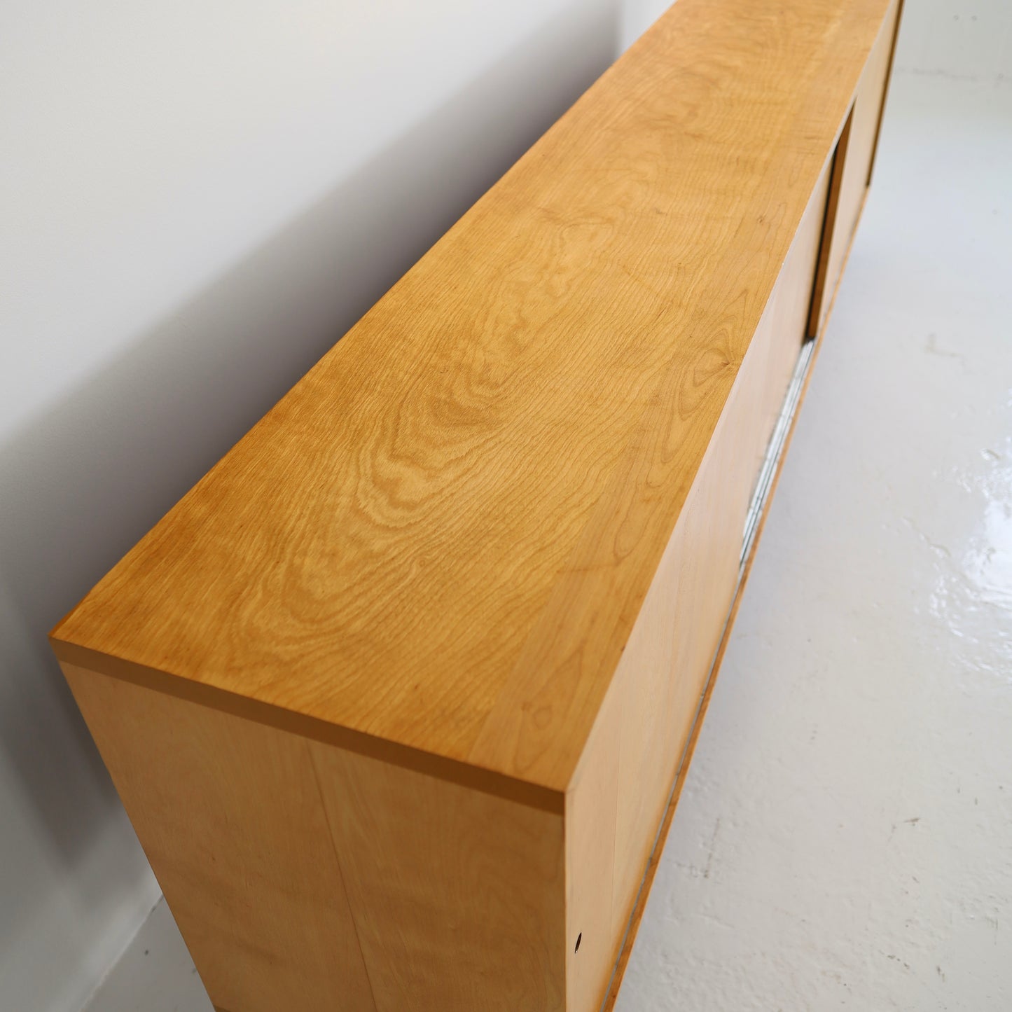 Monumental 1960s Maple Credenza