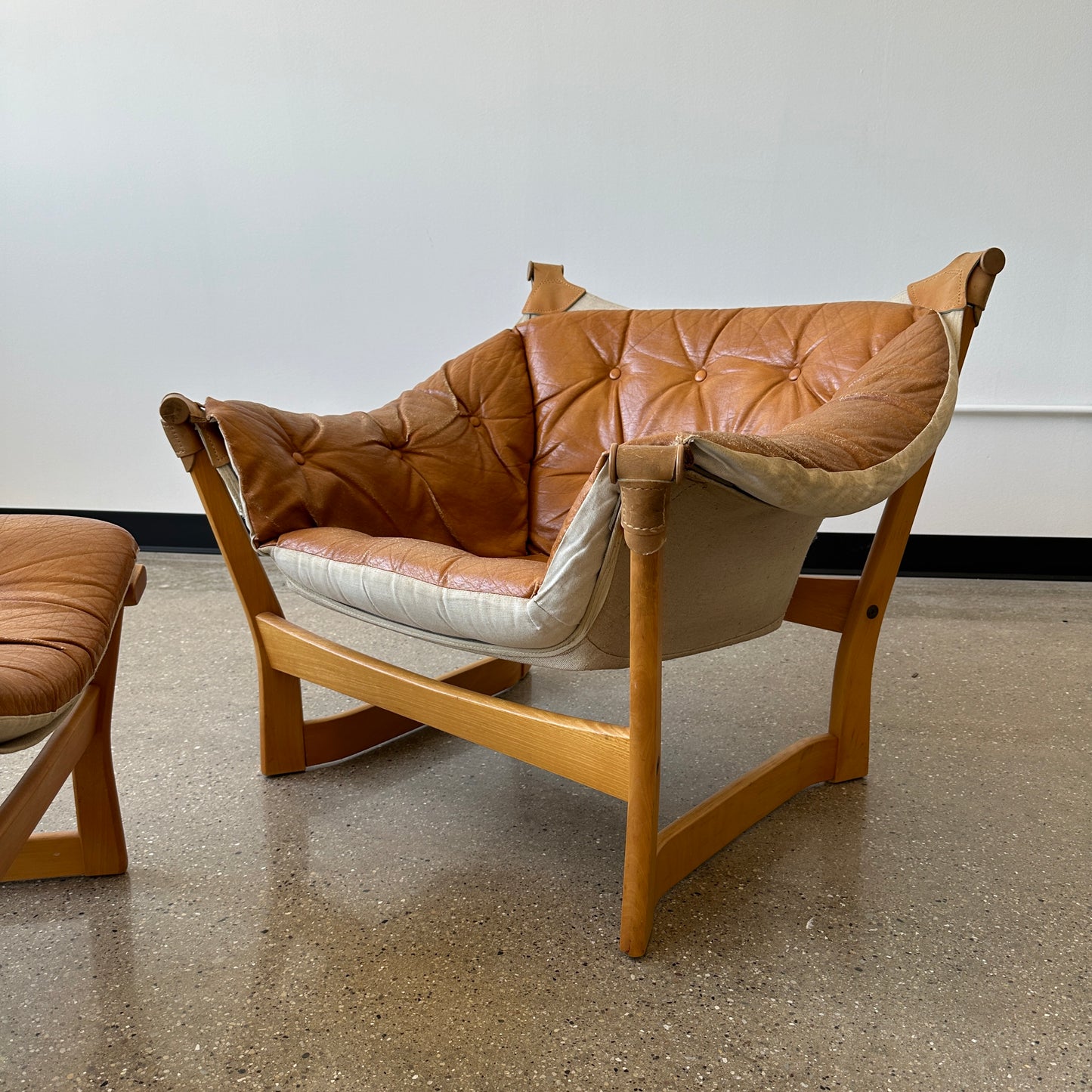 Trega Lounge Chair & Ottoman by Tormod Alnaes for Sørliemøbler