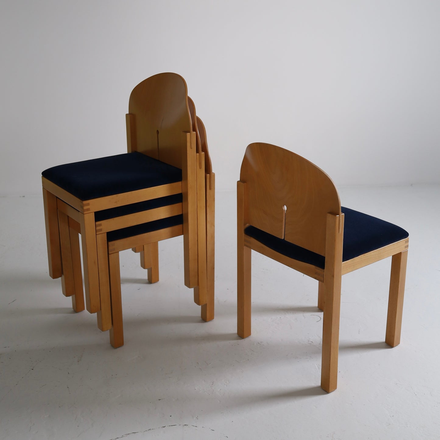 Arno Votteler Dining Chairs, set of four
