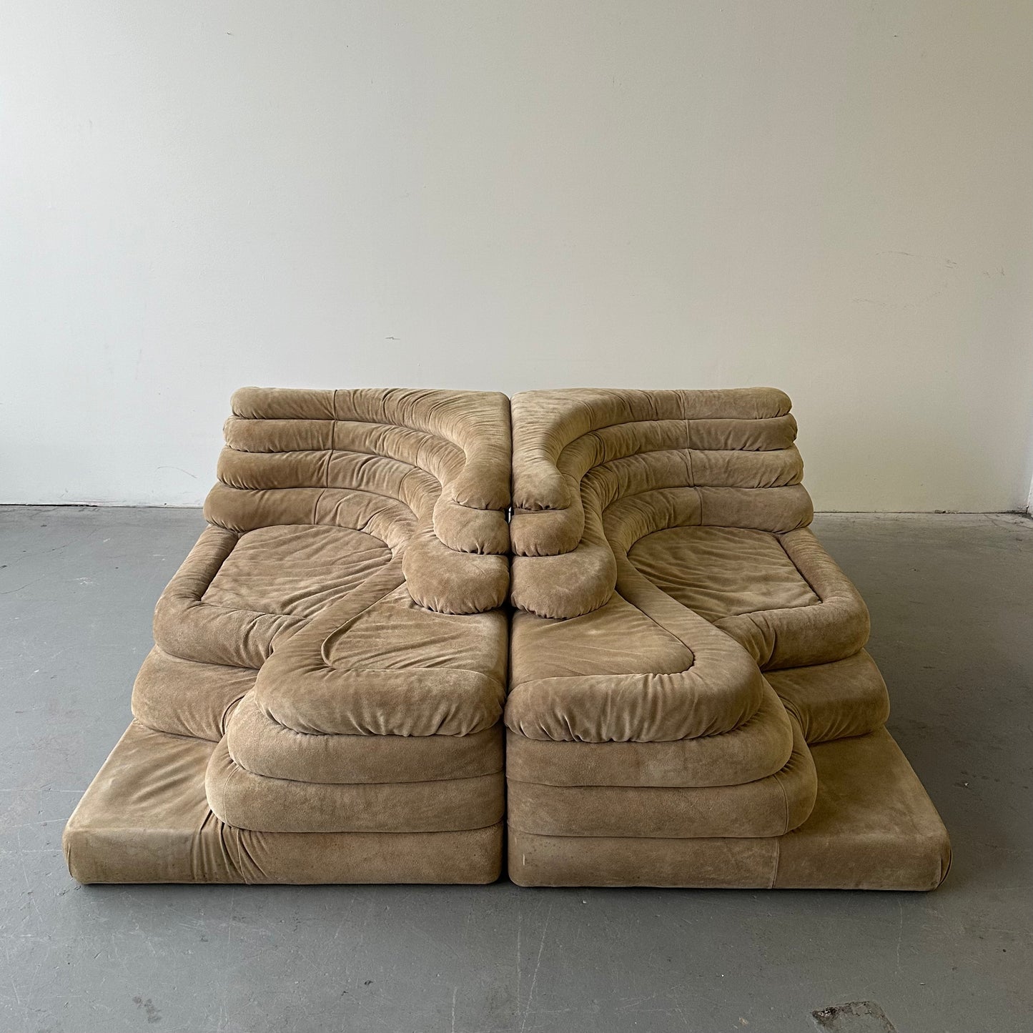 De Sede Terrazza Sofas by Ubald Klug, a pair