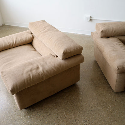 Afra & Tobia Scarpa “Erasmo” Chairs, a pair