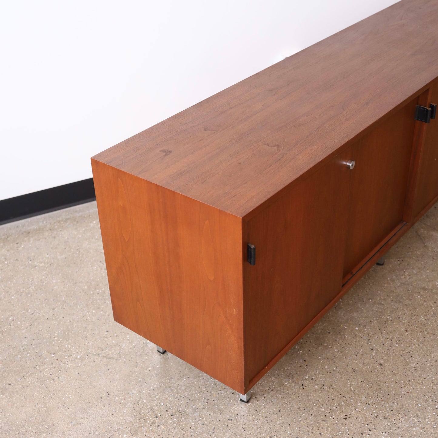 Florence Knoll Walnut Credenza