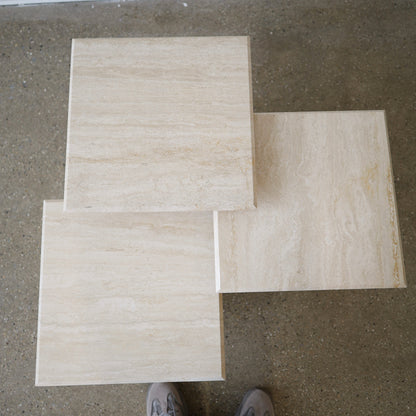 Travertine Nesting Tables