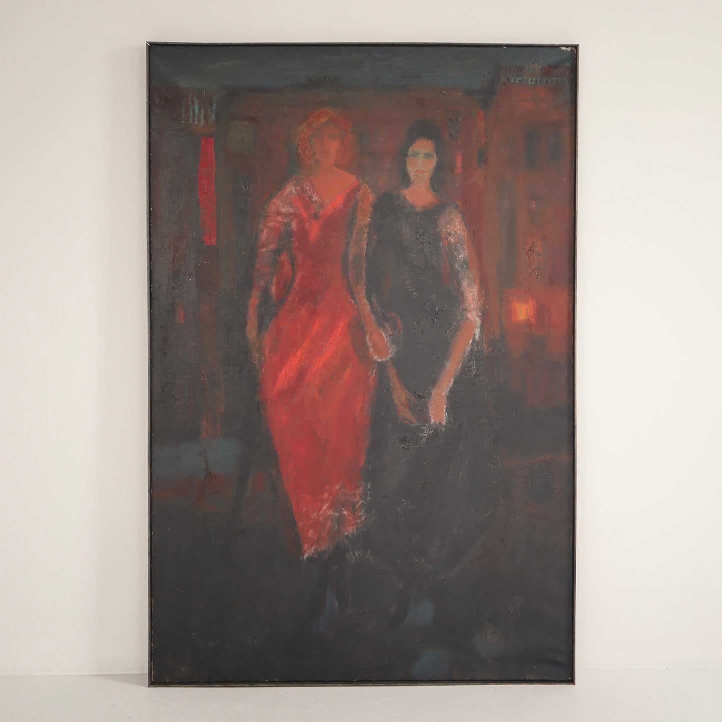 Monumental 1970s Figural Painting