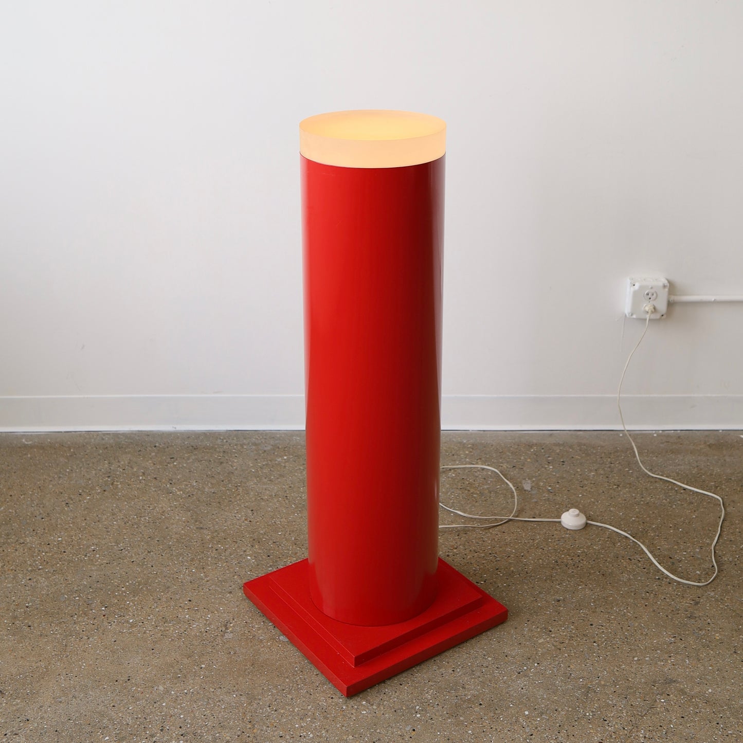 Red Postmodern Floor Lamp