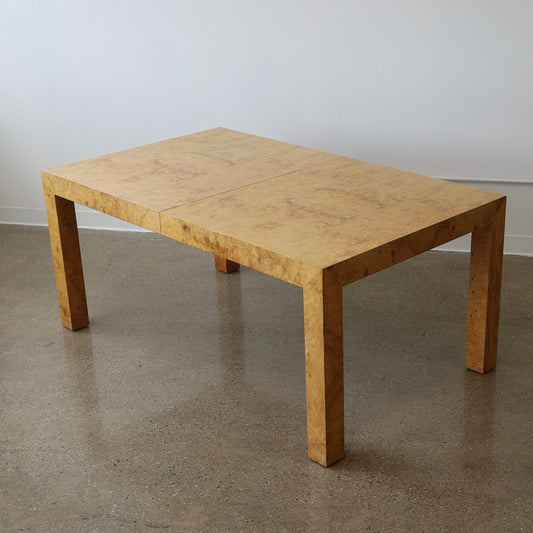 Extendable Burlwood Dining Table